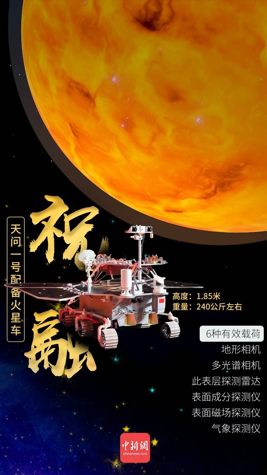 中国首辆火星车有名了